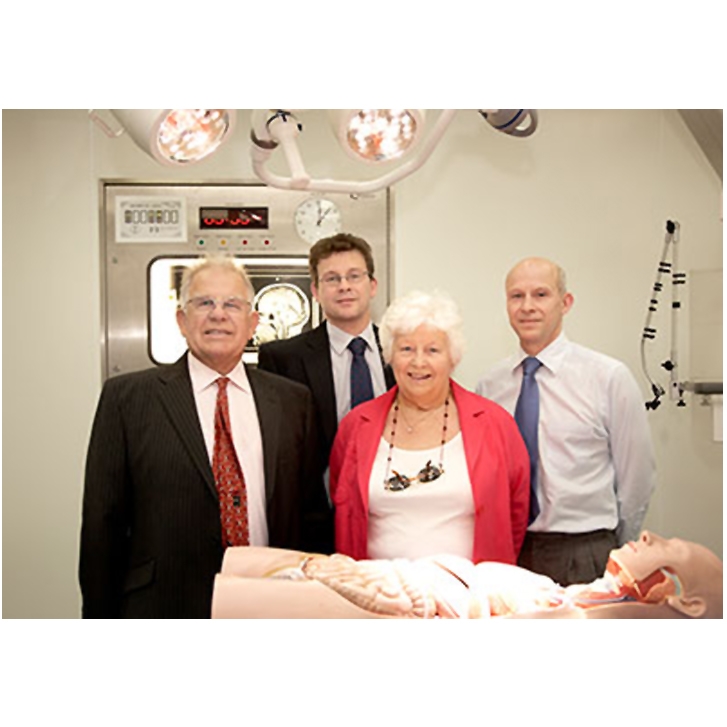 The Hall family – Eric, Adrian Mary and Graeme in the demonstration theatre